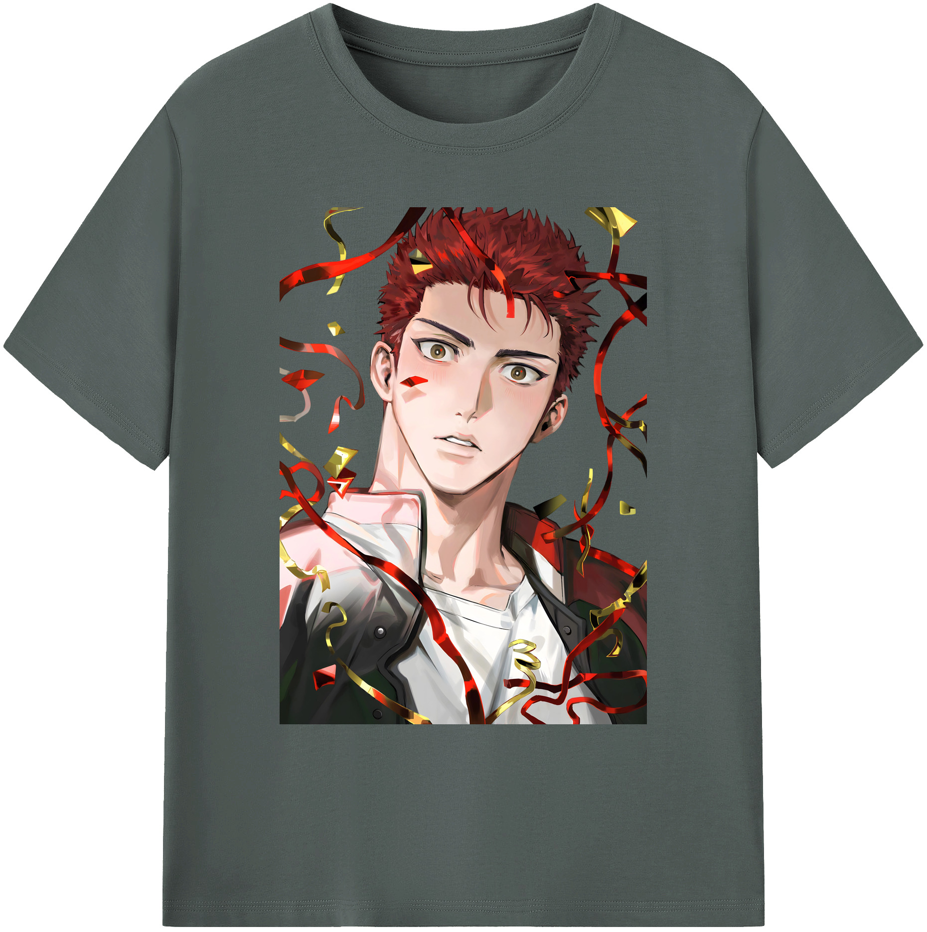 （画像用） SLAM DUNK／スラムダンク 綿100％ メンズ半袖Tシャツ｜肌触りやわらか＆通気性